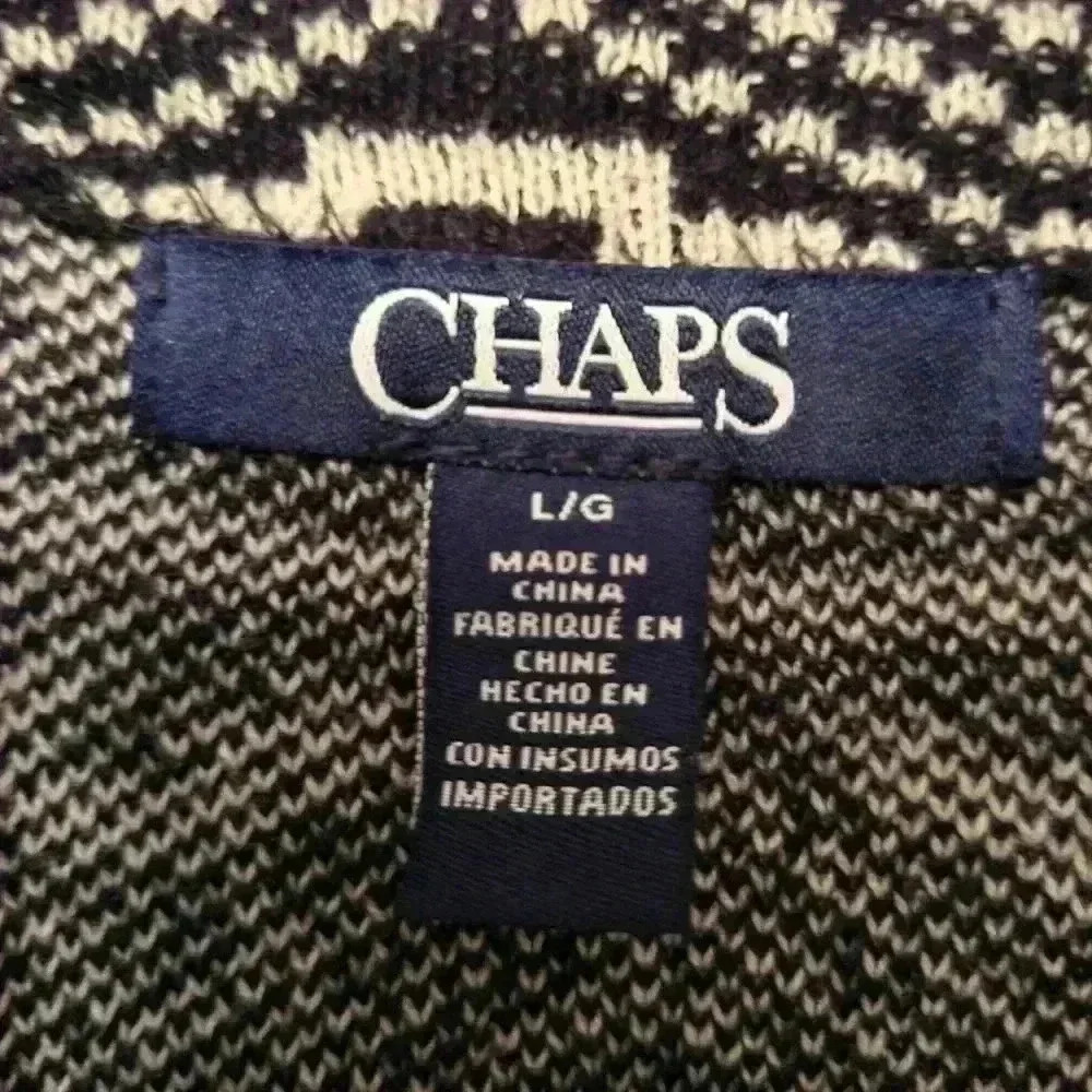 Chaps Aztec Abstract Women's Western Layering Vest Size Large - Picture 3 of 4